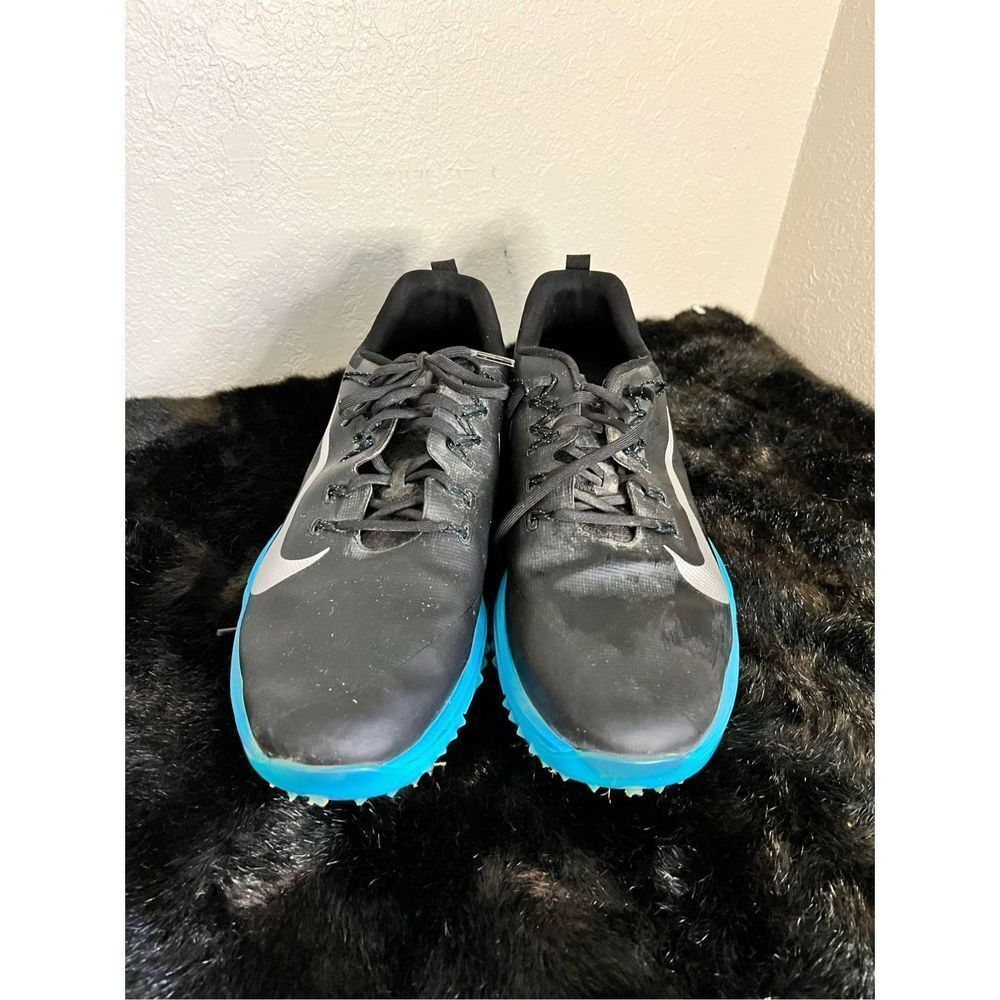 Nike‎ Lunar Command 2 Lunarlon Mens Size 14 Golf Shoes Black Blue